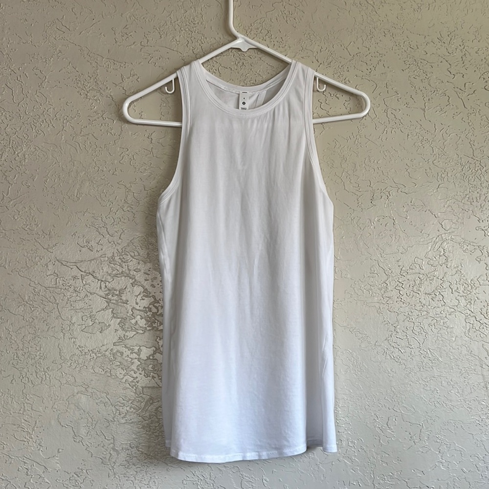 All Tied Up Tank Top Pima Cotton White